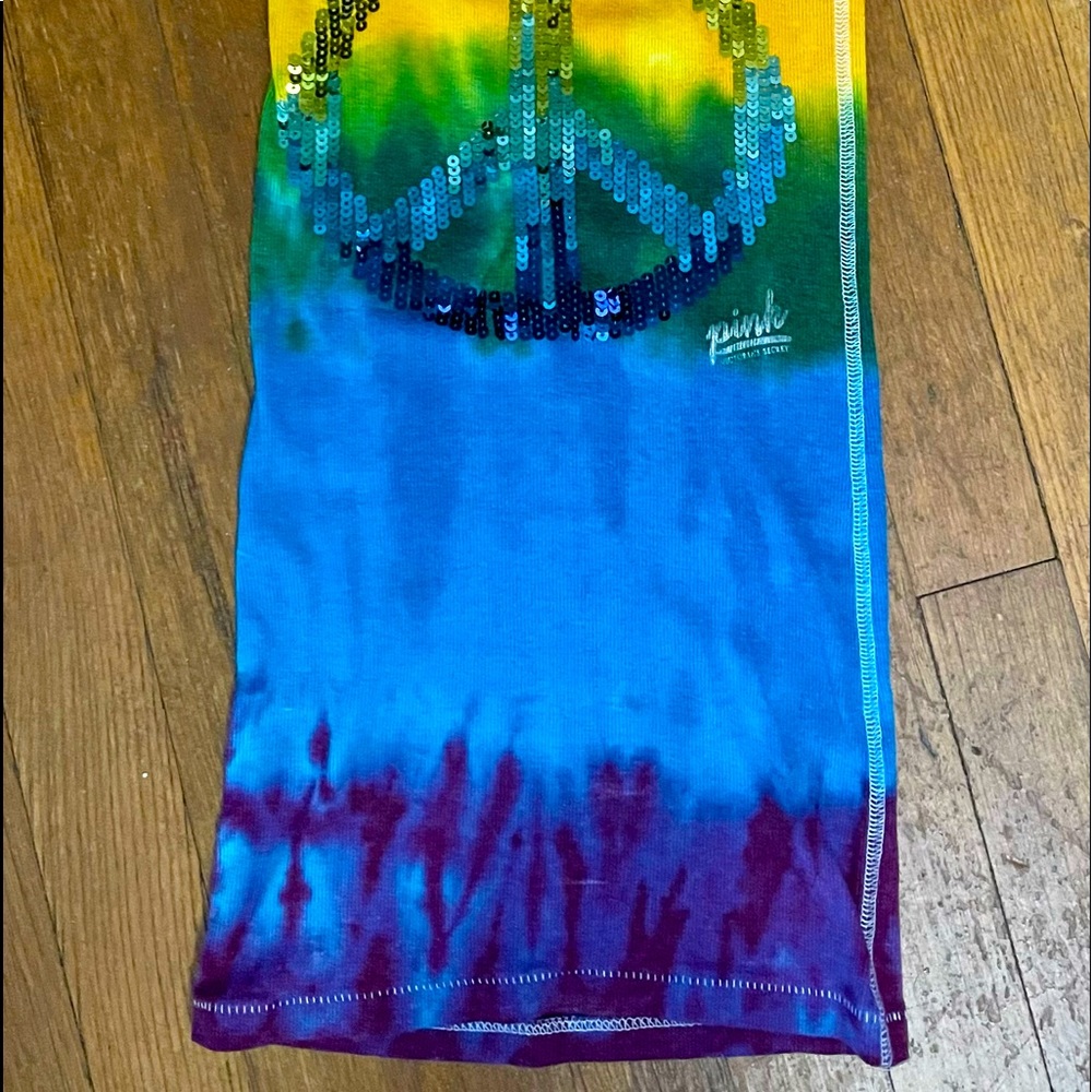 PINK Tie Dyed Tank ~ - Picture 2 of 4
